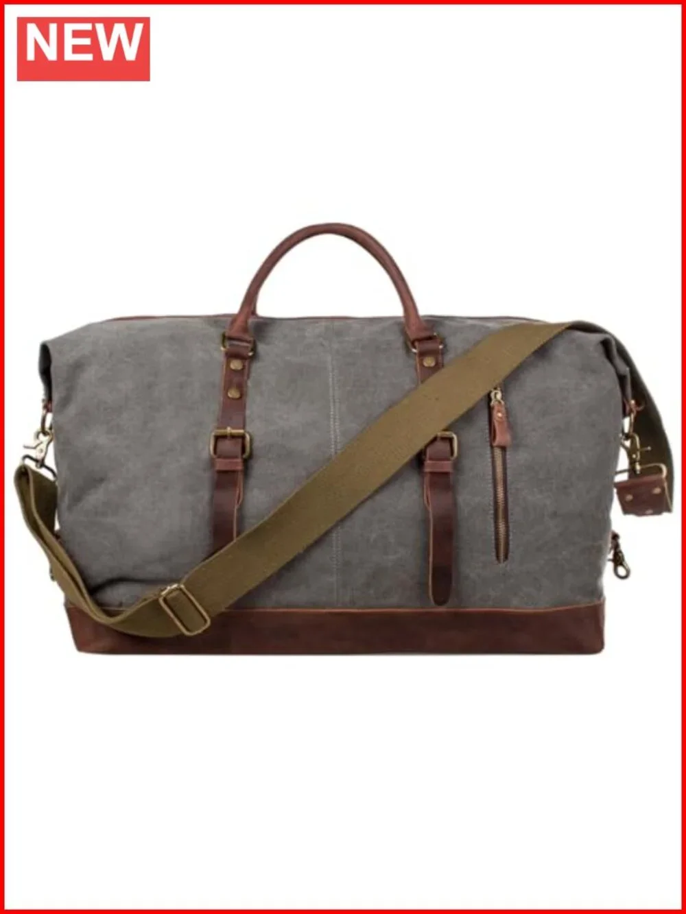 Canvas Duffel Bag Travel Weekender Carry On
